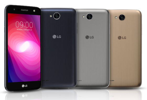 LG X Power 2 будет доступен в четырех цветовых версиях корпуса: черный, титановый, золотой и синий